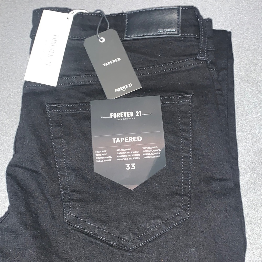 Brand new men’s black pants forever 21